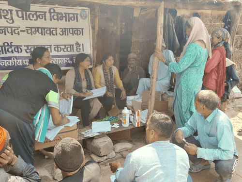 Image for A one day camp was organized in village Kathol Byandhura