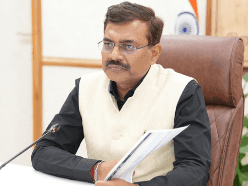 Image for Additional Chief Secretary took review meeting of NABARD