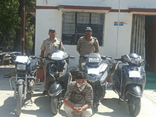 Image for Accused arrested with stolen two-wheeler