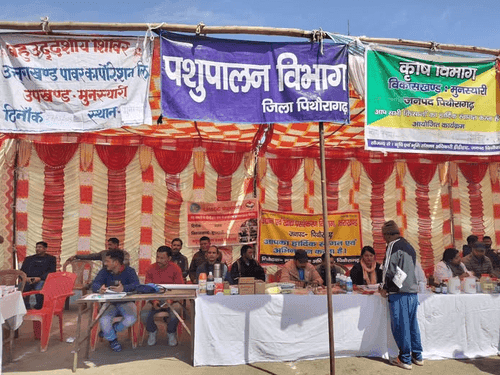 Image for A multipurpose camp was organized in development block Munsyari