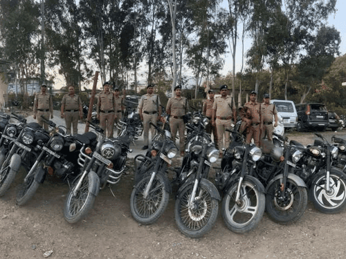 Image for Doon Police took action against those violating traffic rules