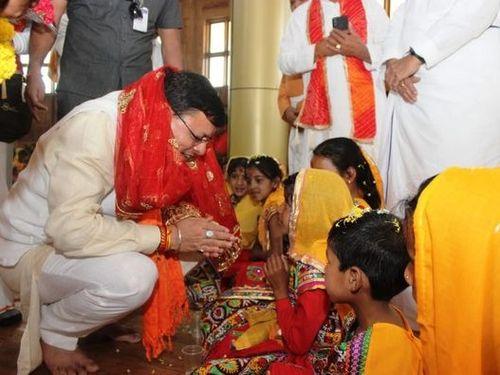 CM Dhami participated in the fourth anniversary of Shri Kalyanika Himalayan Devasthanam