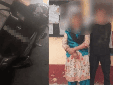 Minor drove the vehicle, police issued a challan of 25 thousand rupees