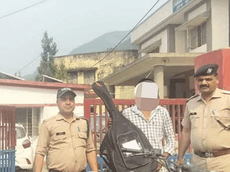 Accused arrested with stolen bike and guitar
