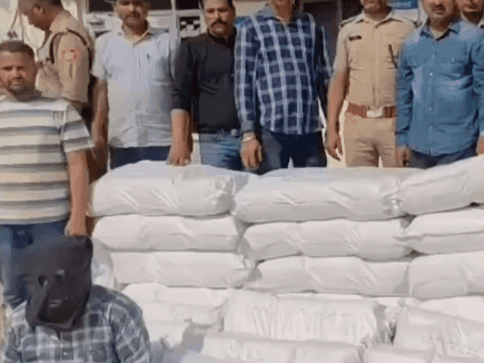 Accused arrested with 4 quintal 34 kg of illegal marijuana