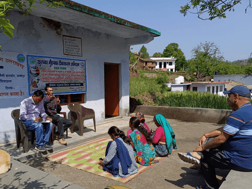 Image for Veterinary camp was organized in village Pataldhya