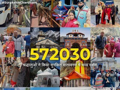 More than 5 lakh devotees visited Chardham