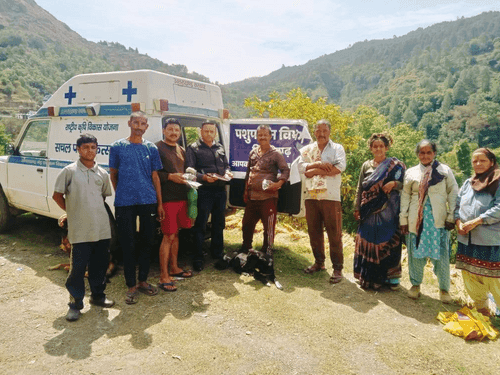 Image for Mobile veterinary camp was organized in villages Sil-Chamu and Budalchamu
