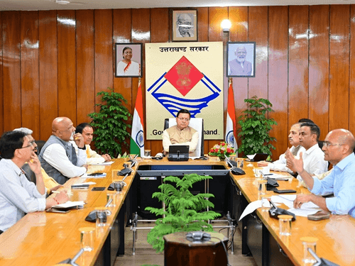 Image for CM Dhami took a review meeting of the Higher Education Department