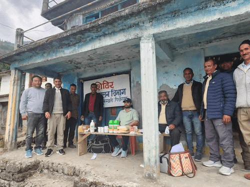 Image for Veterinary camp was organized in village Fafa