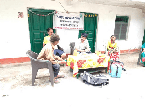 Image for Veterinary camp was organized in village Kimkhola