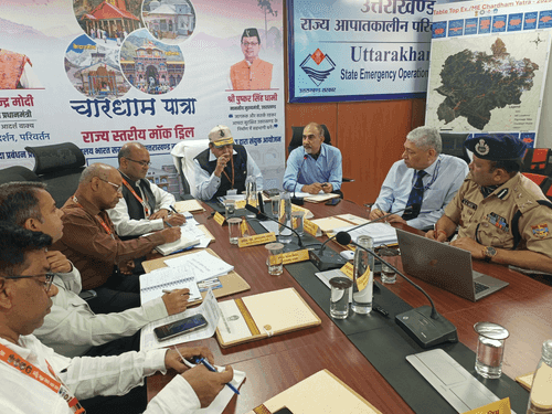 Preparations for mock drill for Chardham Yatra are in full swing