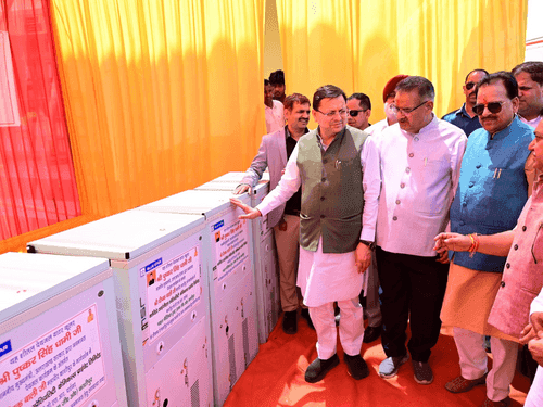 CM Dhami inaugurated the Automated Driving Test Track