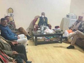 Many MLAs reached the house of former Chief Minister Trivendra Singh Rawat