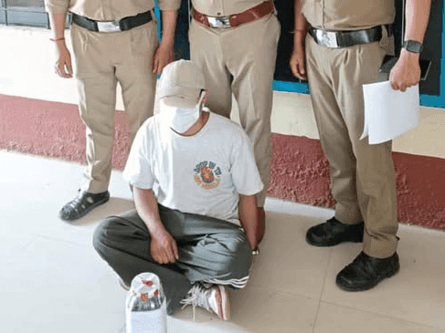 Image for 806 grams of illegal hashish seized, smuggler arrested in pithoragarh border area