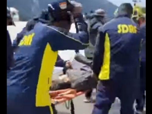 The higher center referral is done by SDRF on the deteriorating health of the girl
