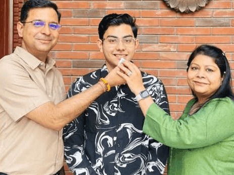 Image for Arnav Pandey from Uttarakhand scored 99% in the ISC exams