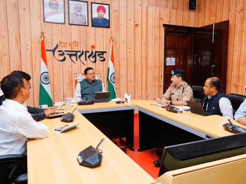 CM Dhami holds meeting on security for Char Dham Yatra and key installations