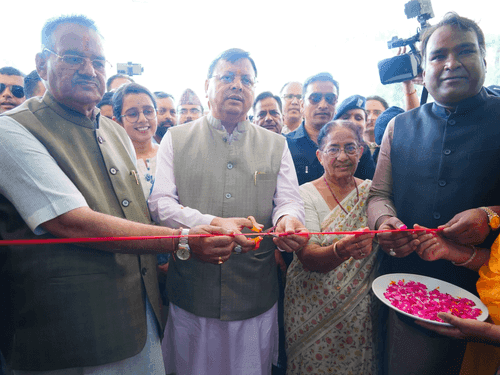 Image for CM Pushkar Singh Dhami inaugurates Harbans Kapoor Memorial Community Hall