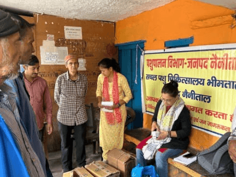 Image for A one-day animal health camp was organized in village Halso Korad