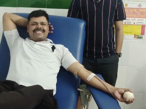 Humanity's recognition of donating blood when there is a need for B negative blood
