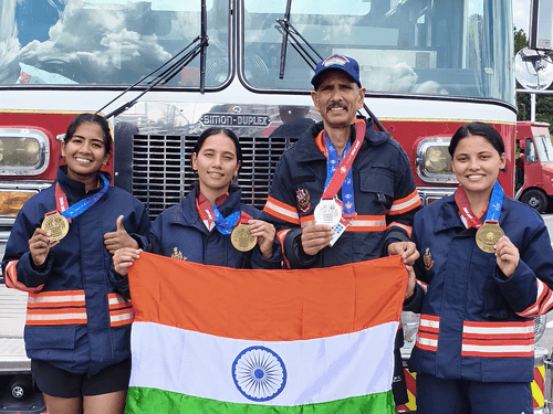 Image for Uttarakhand Fire Service wins 9 medals at World Police and Fire Games 2025