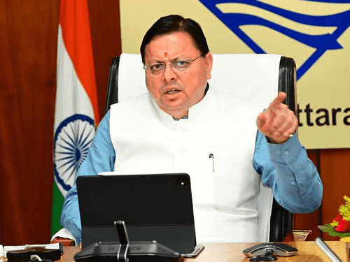 Image for CM Dhami strict on ensuring smooth darshan at religious sites