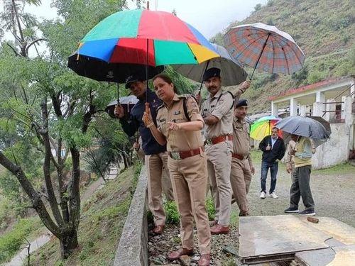 The entire area was toured by the Superintendent of Police.