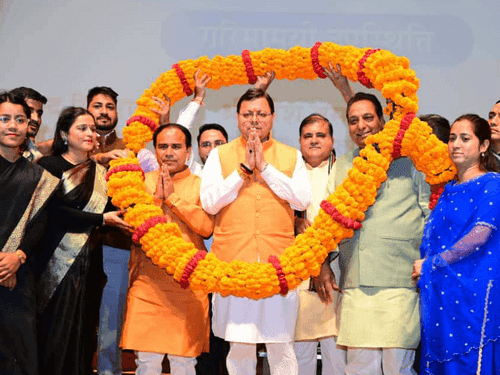 Image for CM Pushkar Singh Dhami distributes appointment letters to 1,456 candidates