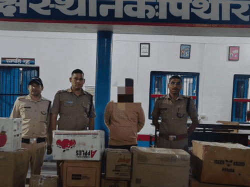 Image for Major police action against illegal firecrackers in Pithoragarh, accused arrested