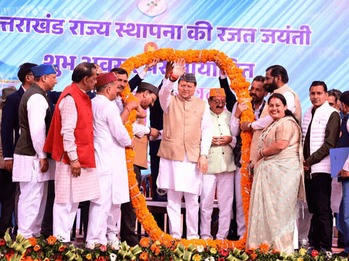 CM Dhami inaugurates Jan-Van Mahotsav in Ramnagar