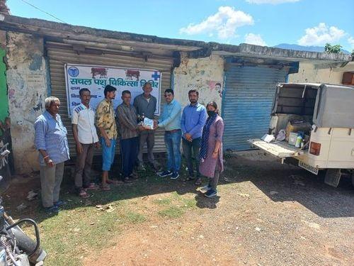 Sachal Veterinary  Camp organized in the village of Banlekh