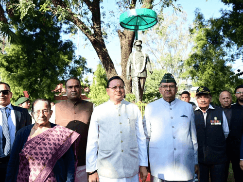 CM Dhami pays tribute to late General Bipin Rawat on his death anniversary