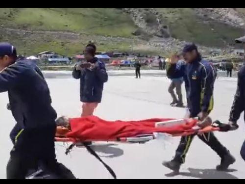SDRF team gave support when old devotee's health deteriorated