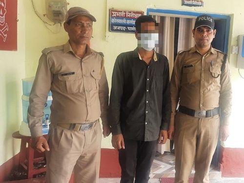 Chamoli police arrested one accused with illegal English liquor