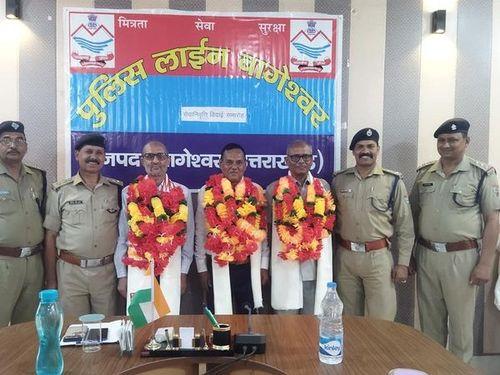 Emotional farewell given with best wishes by the police family