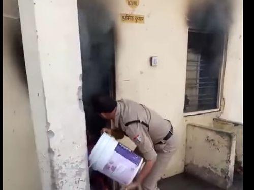A fire broke out in the government residence of the Chila Project