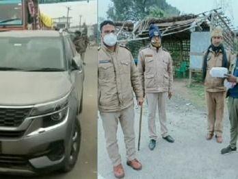 Champawat police recovered eight lakh cash from two cars
