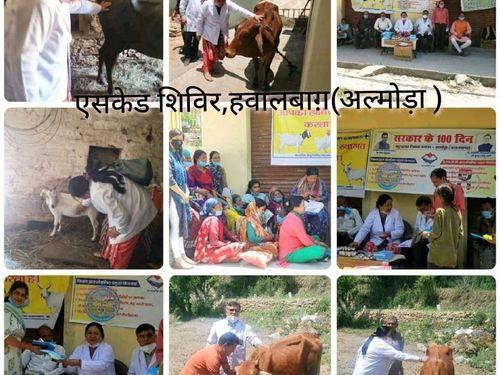 An escade camp was organized in the village Banargaon