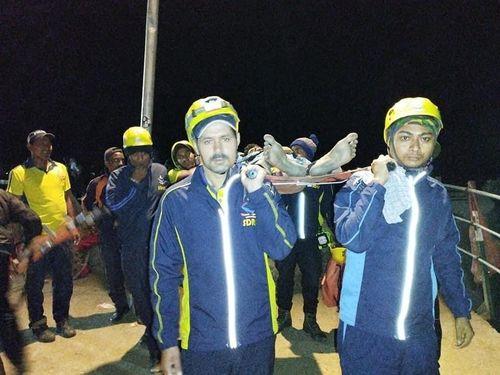 Person rescued by SDRF team