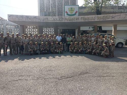 Organized a training session on pacification and field management of wild animals
