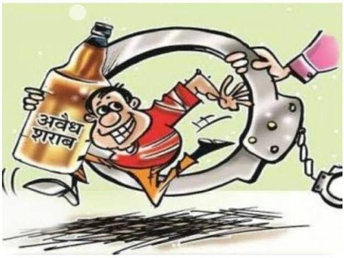 Thana- Kanda police arrested one accused with 05 ltr of illegal raw liquor