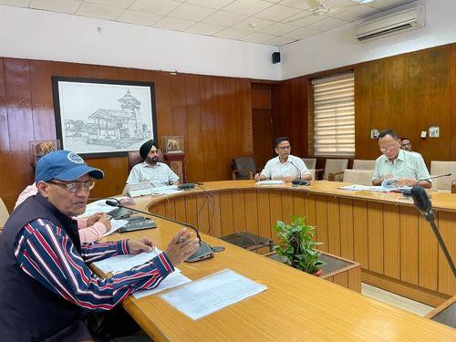 Chief Secretary Dr. S. S. Sandhu reviewed the progress of the Chief Minister's announcements for Champawat district at the Secretariat