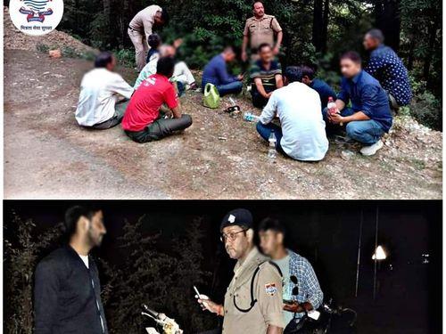 Action is being taken against those who create riots by doing dirt and drinking
