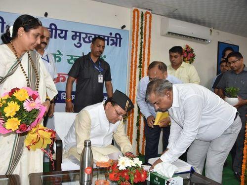 CM Dhami takes oath as Member of Legislative Assembly in Dehradun