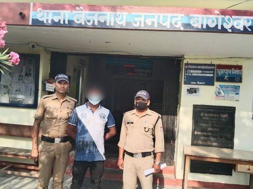Thana Baijnath police arrested NBW warranty which has been absconding for the past long time