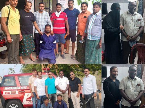 Police arrested the absconding accused