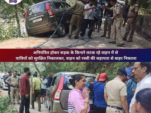 Rescue of passengers by Uttarakhand Police