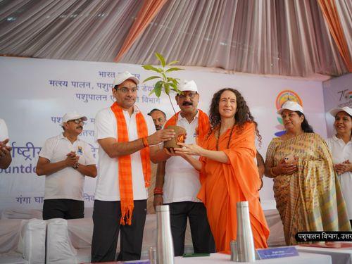 The countdown program for International Yoga Day 2022 was organized in the pilgrimage city of Rishikesh.