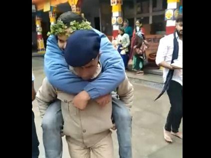 Uttarakhand Police became a support for the handicapped